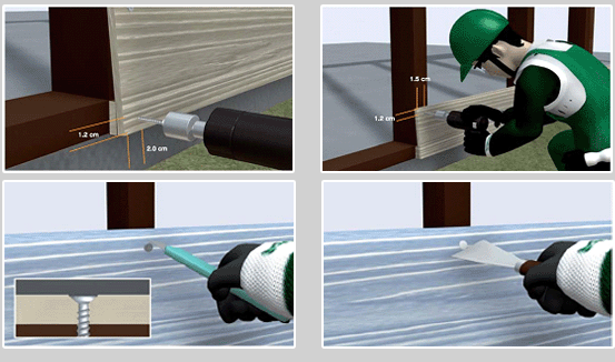 木紋水泥板施工圖